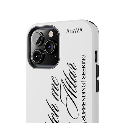 "Catch Me at the Altar" White Phone Case