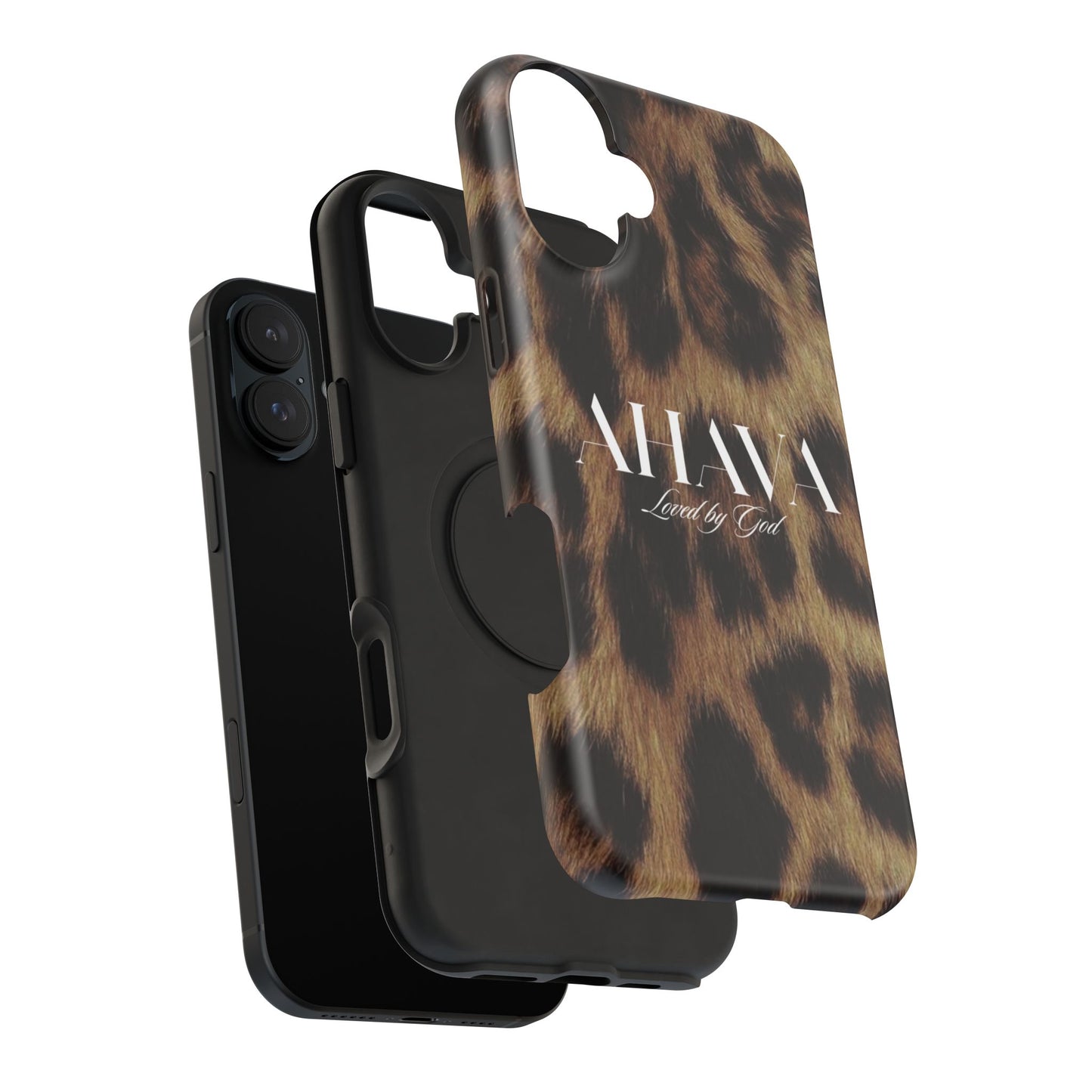 Leopard Print Ahava Phone Case