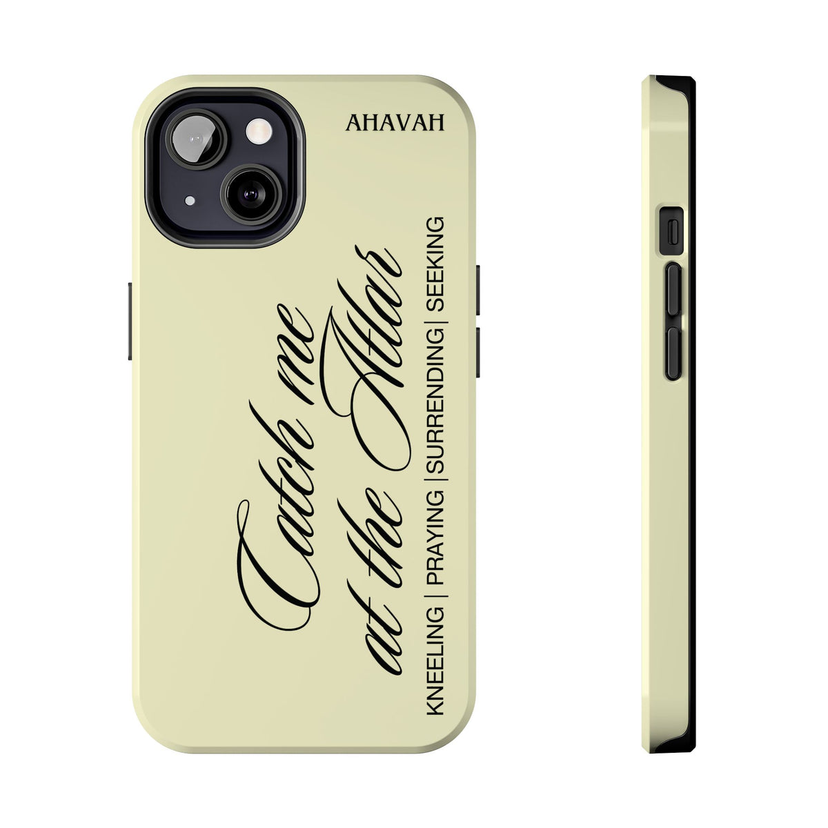 Catch Me at the Altar Phone Case - Lemon Cream