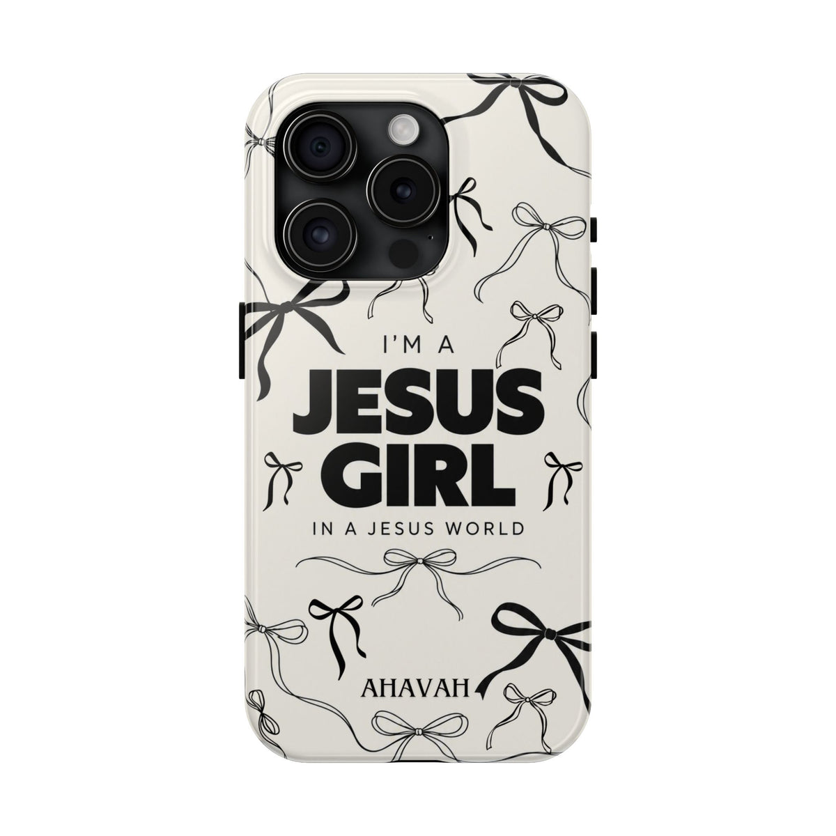 I'm a Jesus Girl White Phone Case