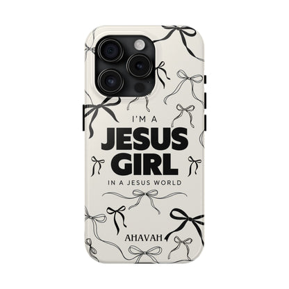 I'm a Jesus Girl White Phone Case