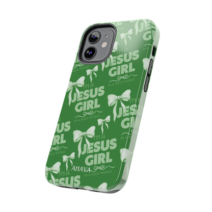 I'm a Jesus Girl Case - Green