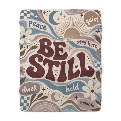 BE STILL Fleece Blanket