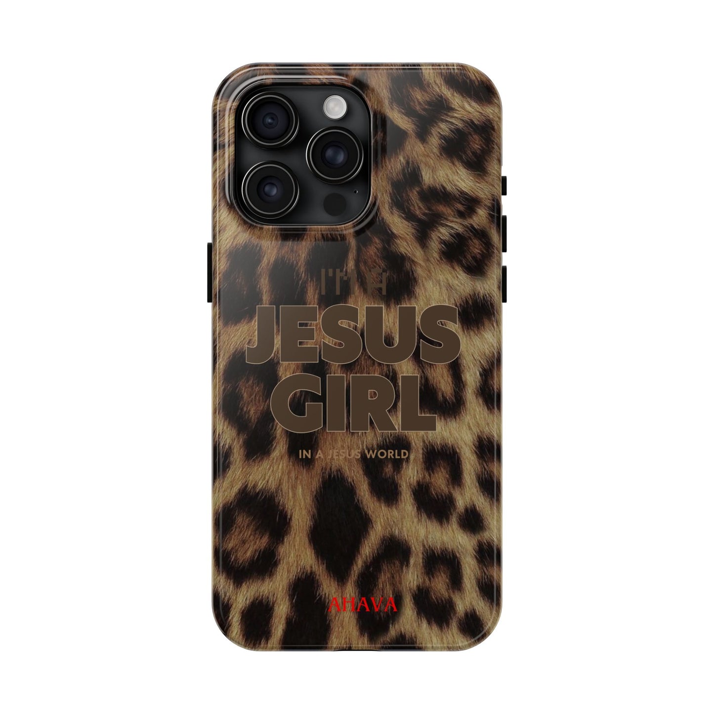 I'm a Jesus Girl Case - Leopard