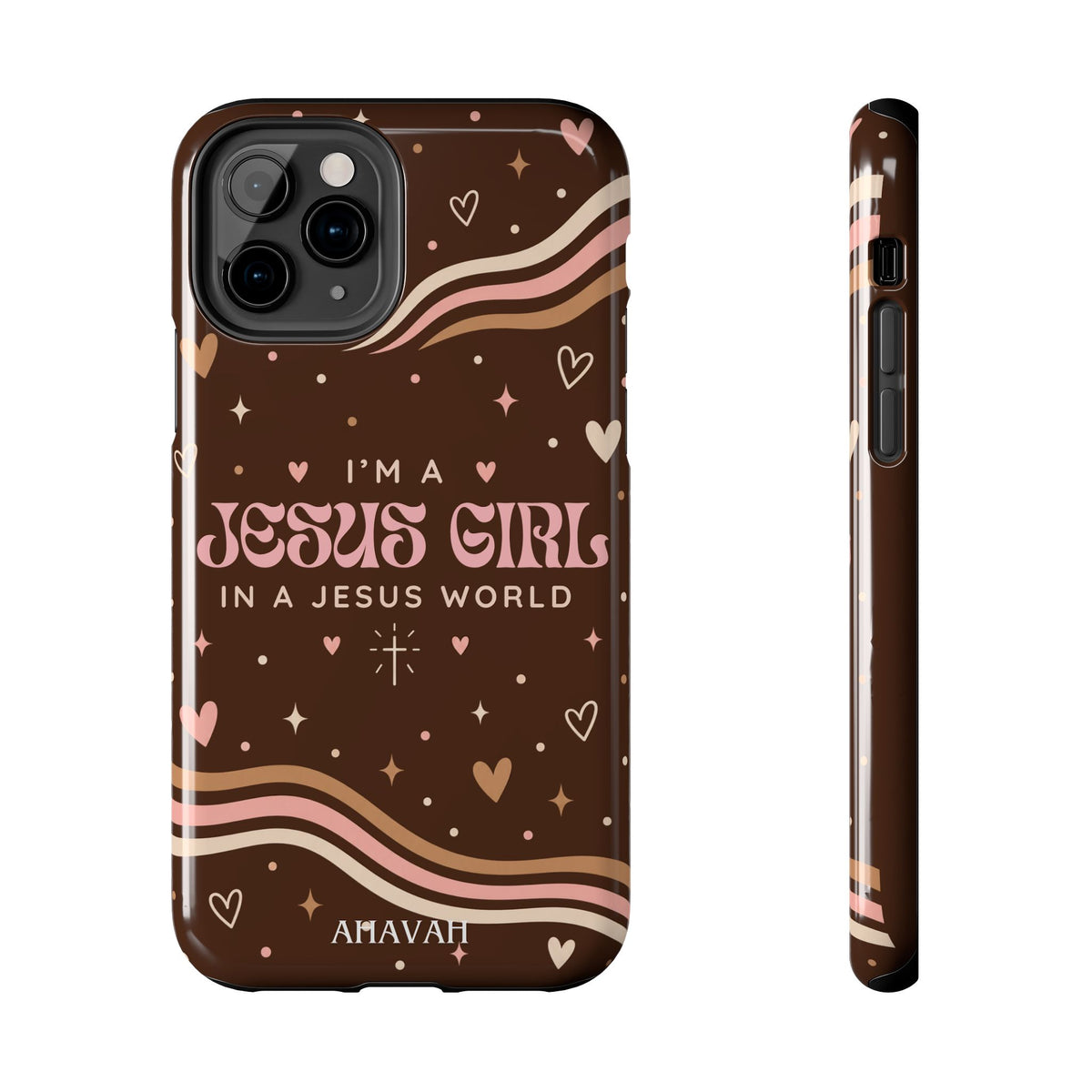 I'm a Jesus Girl Phone Case (Mocha / Brown)