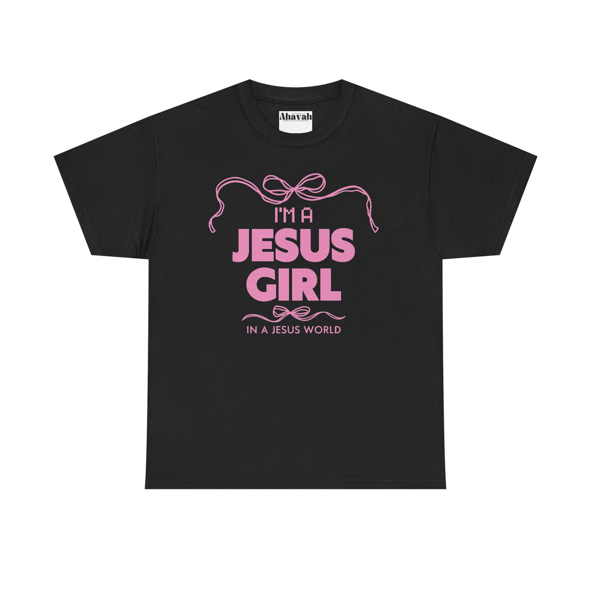 Jesus girl in a Jesus World Tee