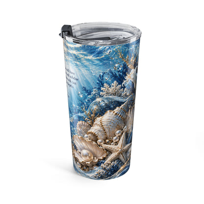 BLUE OCEANS : MICAH 7:19 Tumbler