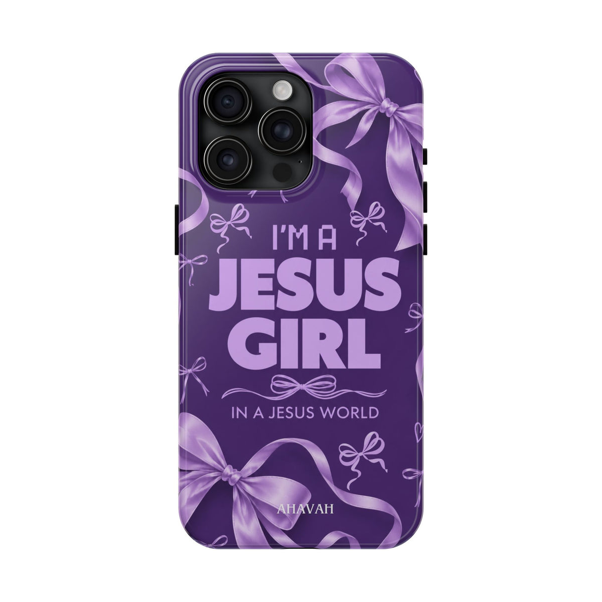 I'm a Jesus Girl Phone Case - Purple