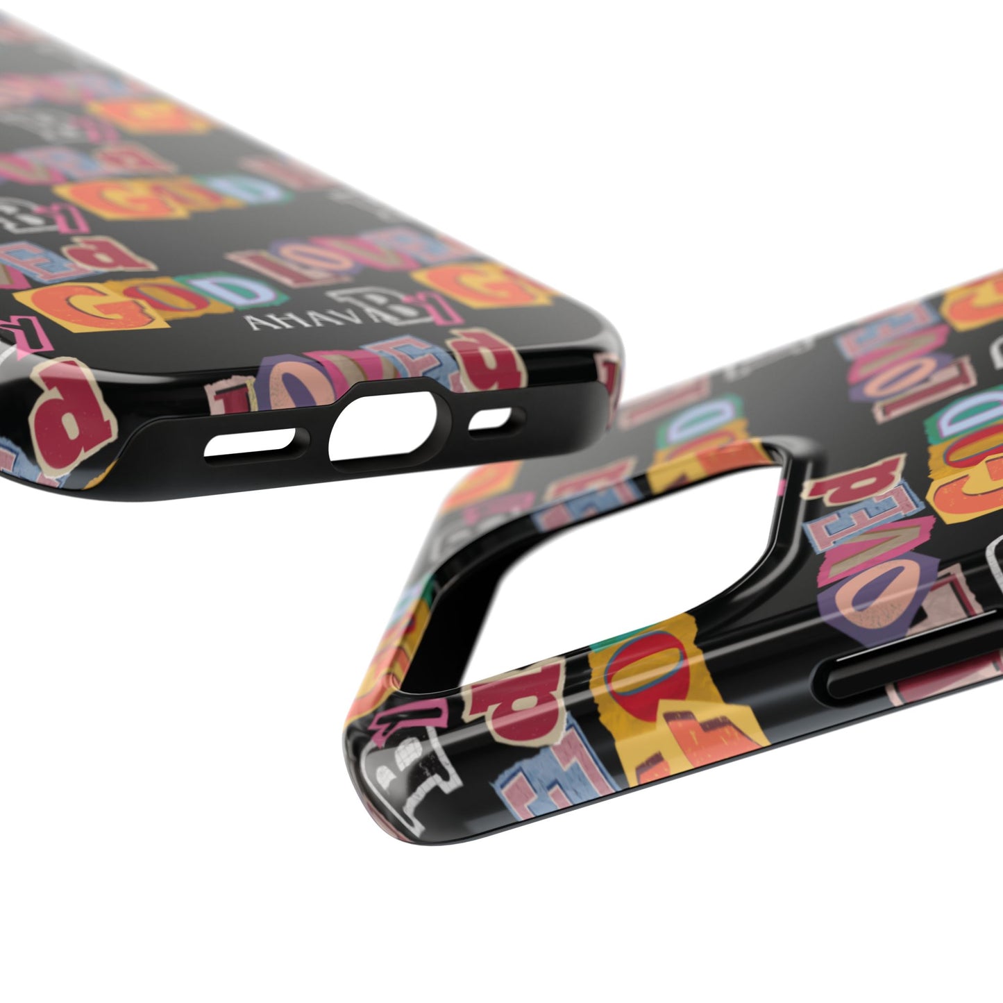 "Loved by God" Black Phone Case