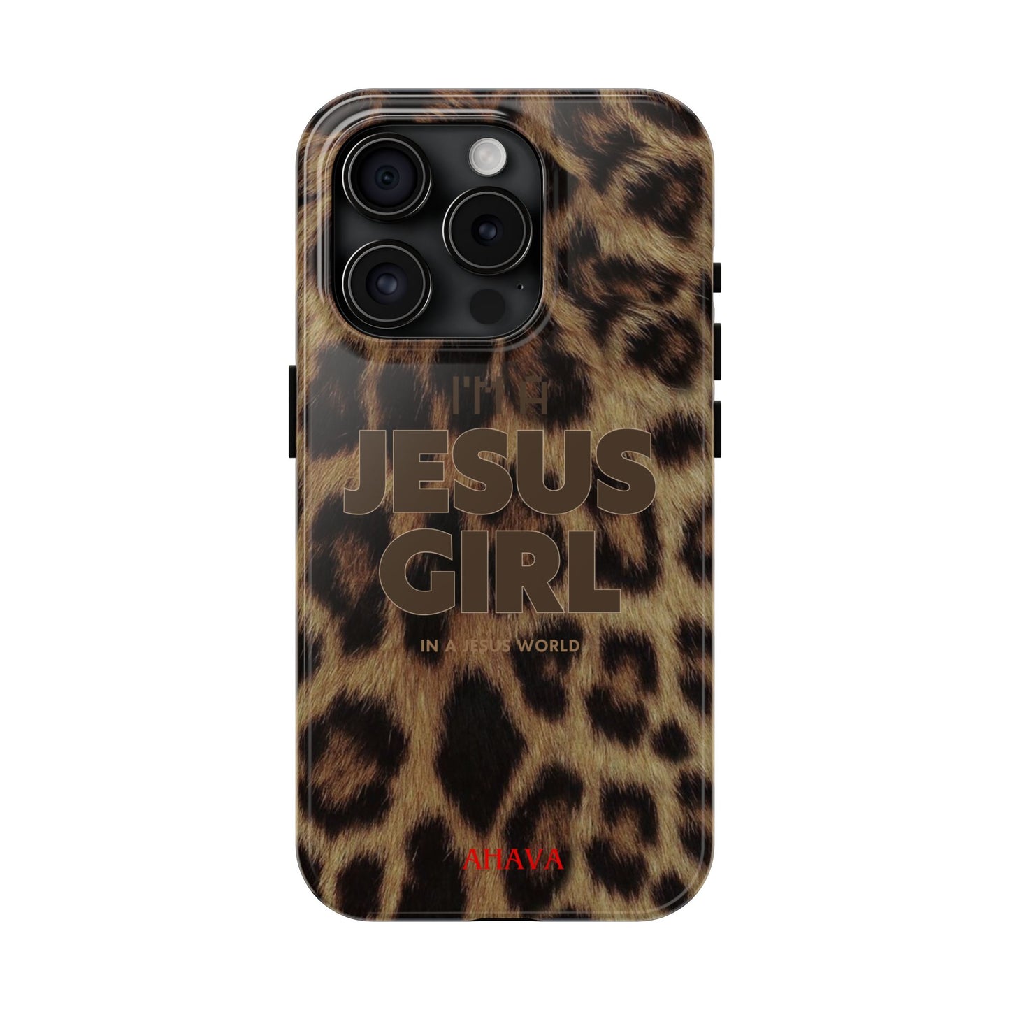 I'm a Jesus Girl Case - Leopard