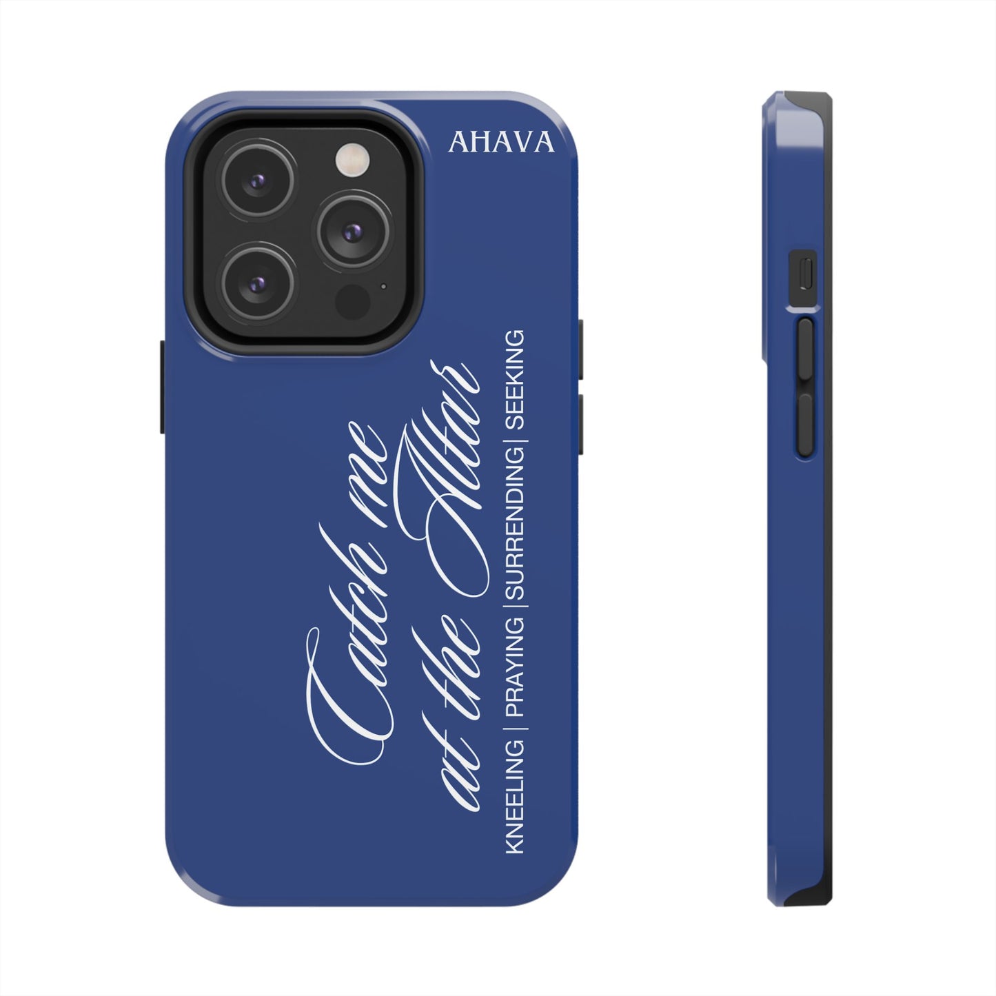 "Catch Me at the Altar" Blue Phone Case