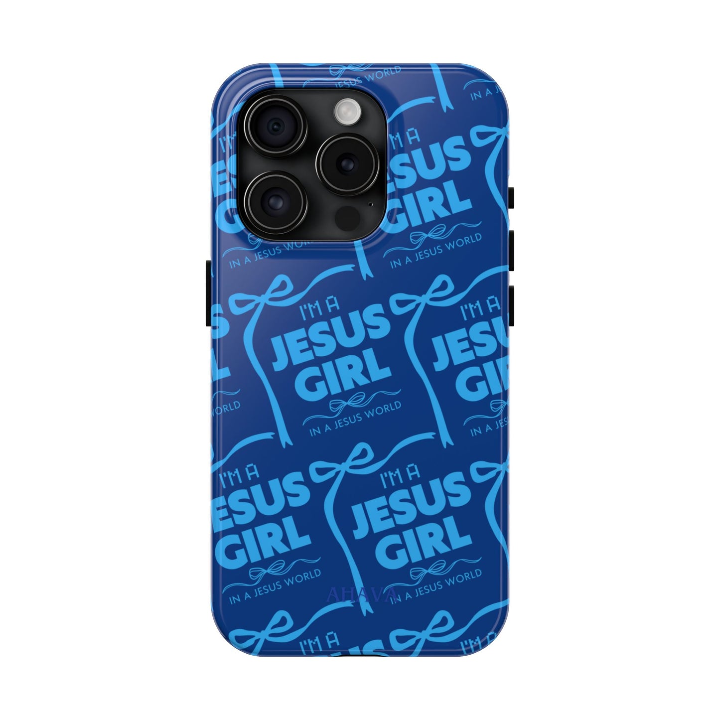 I'm a Jesus Girl Phone Case - Blue