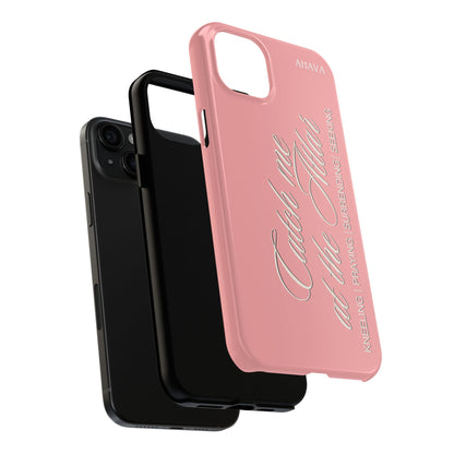 "Catch Me at the Altar" Dusty Rose Phone Case