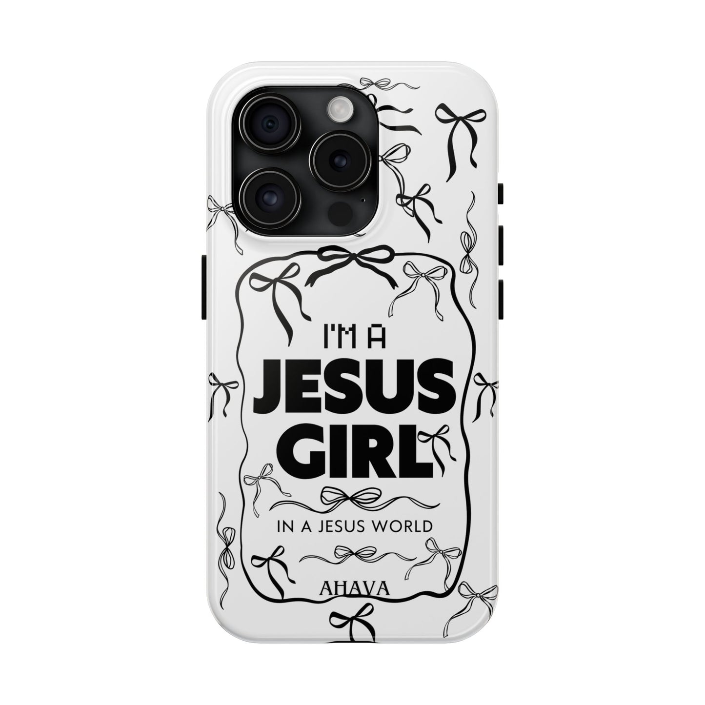 I'm a Jesus Girl  Case - black