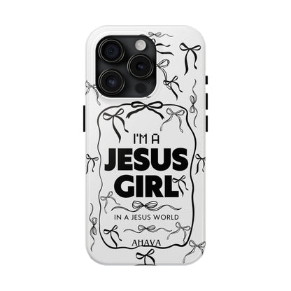 I'm a Jesus Girl  Case - black