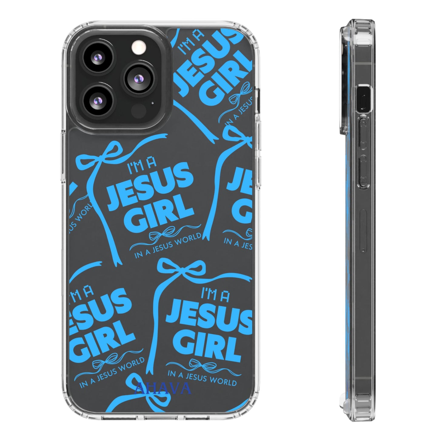 I'm a Jesus Girl Blue Case -Clear