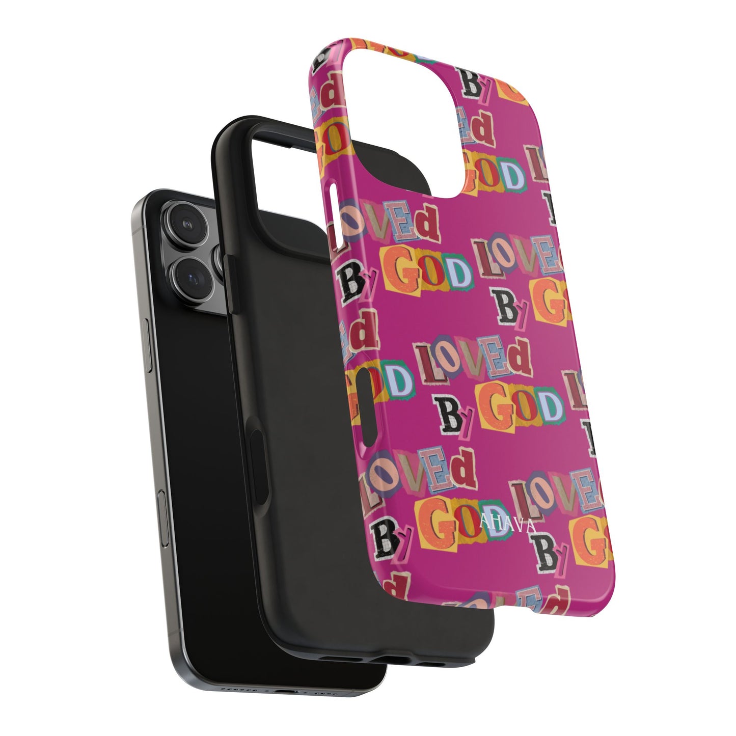 "Loved by God" Pink Phone Case
