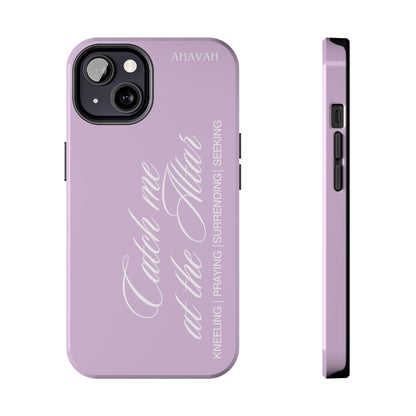 Catch Me at the Altar Phone Case | Lavender Veil