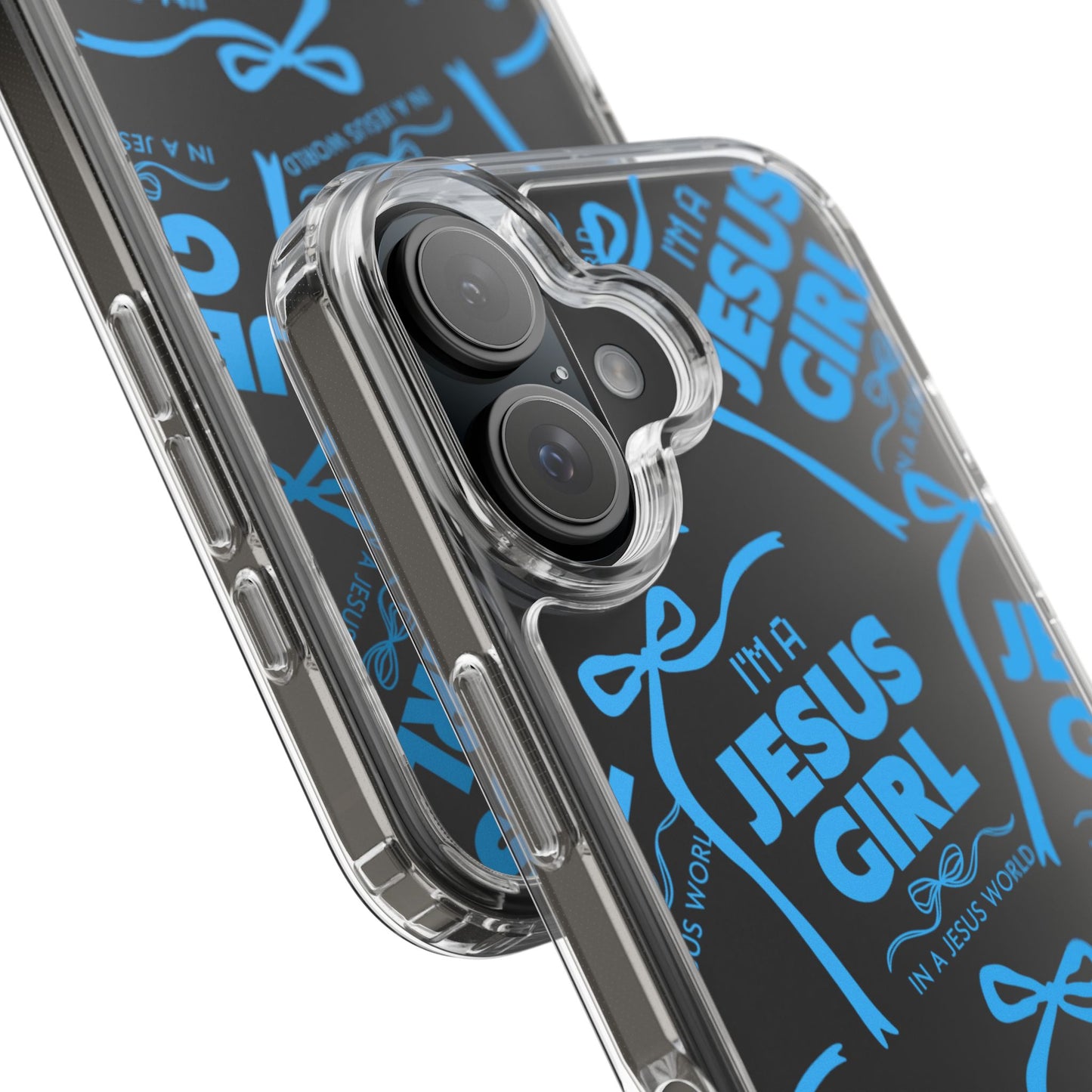 I'm a Jesus Girl Blue Case -Clear