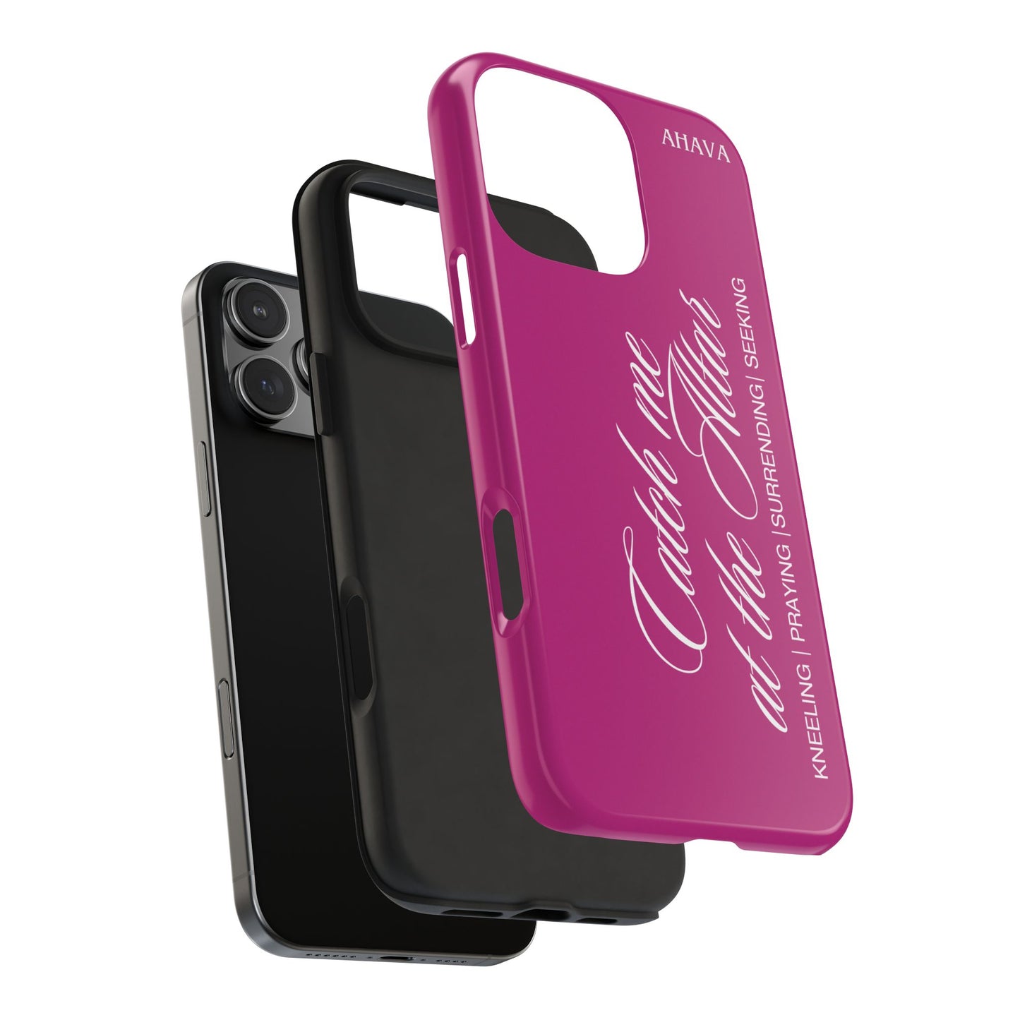 "Catch Me at the Altar" Pink Phone Case