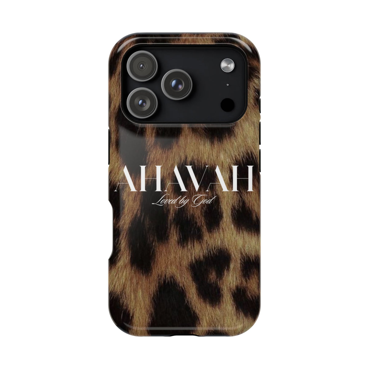 Leopard Print Ahavah Phone Case