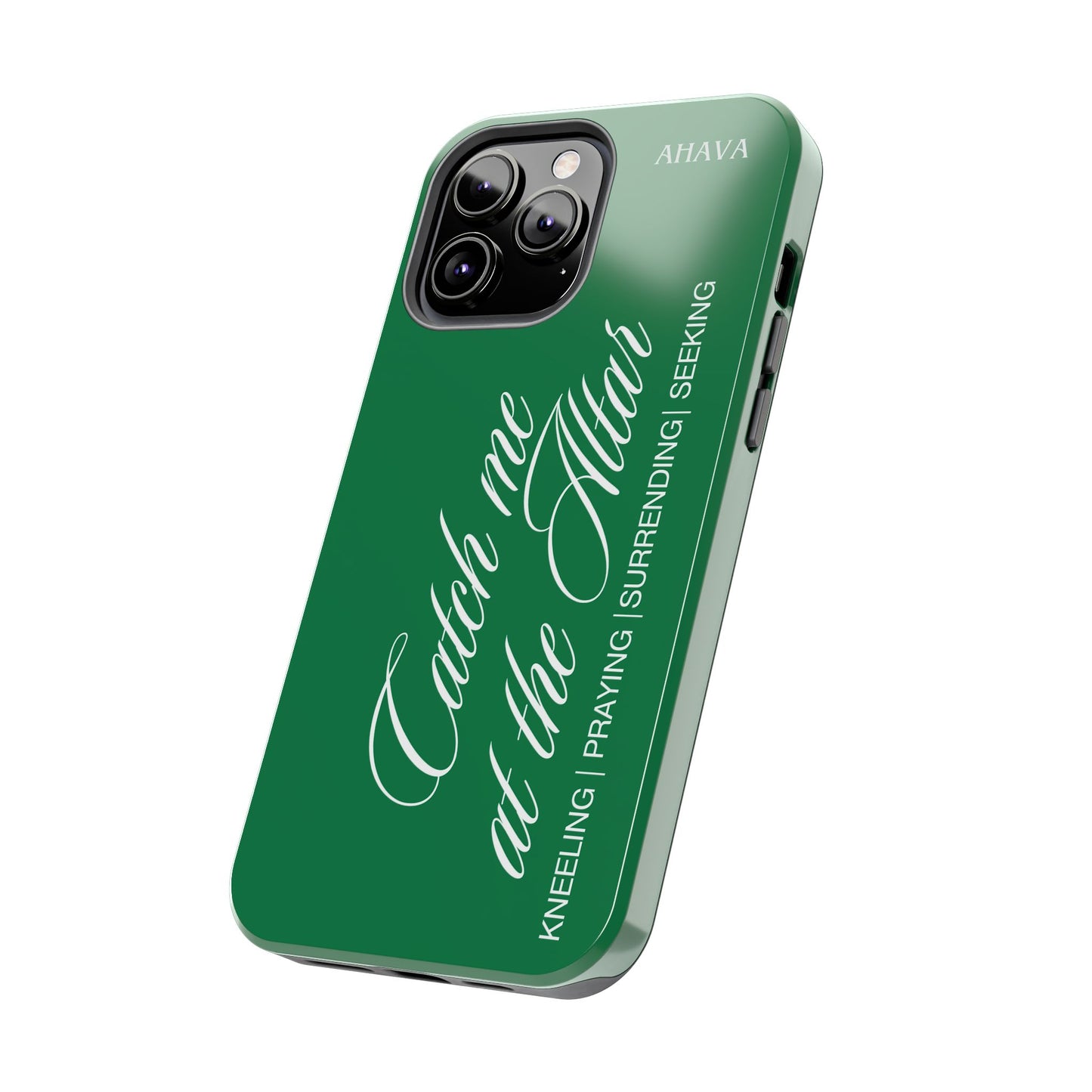 "Catch Me at the Altar" Green Phone Case