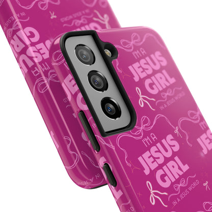 I'm a Jesus Girl Phone Case - Pink