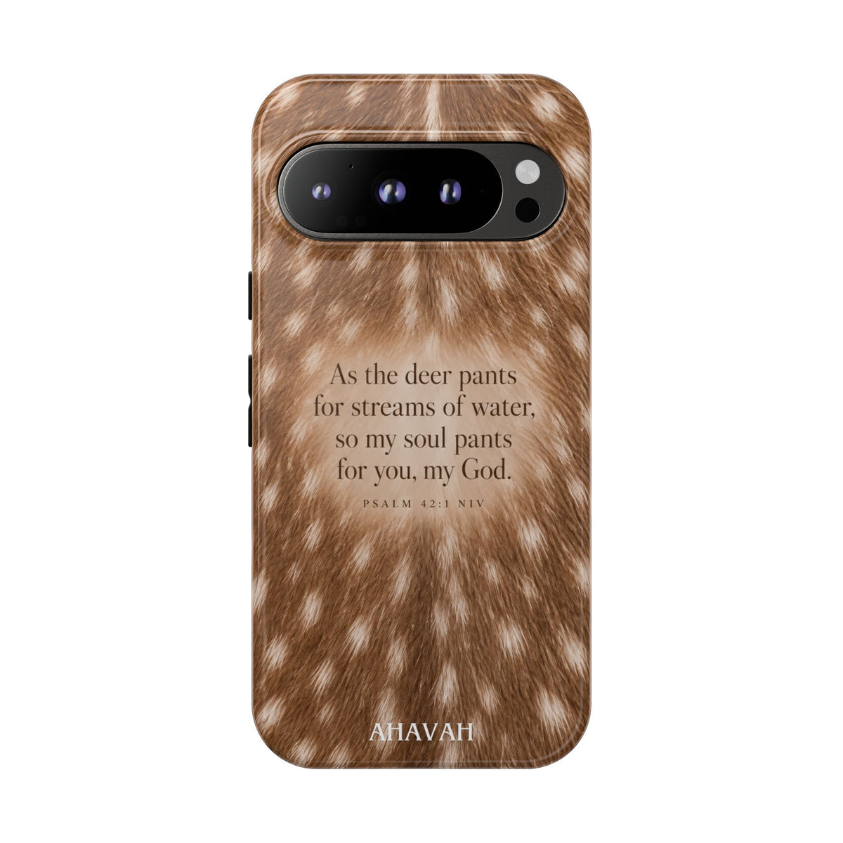 Psalm 42:1 Fawn Print Phone Case