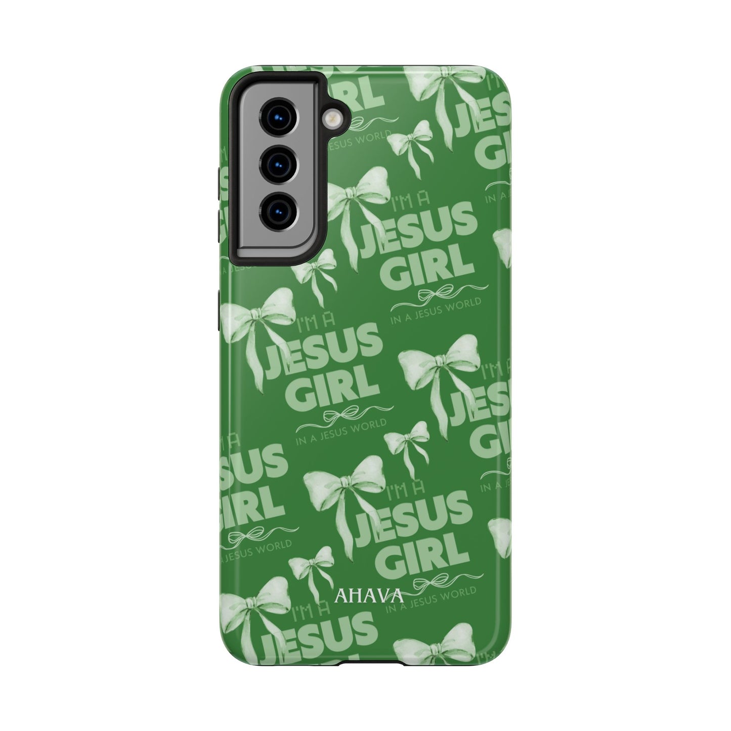 I'm a Jesus Girl Case - Green