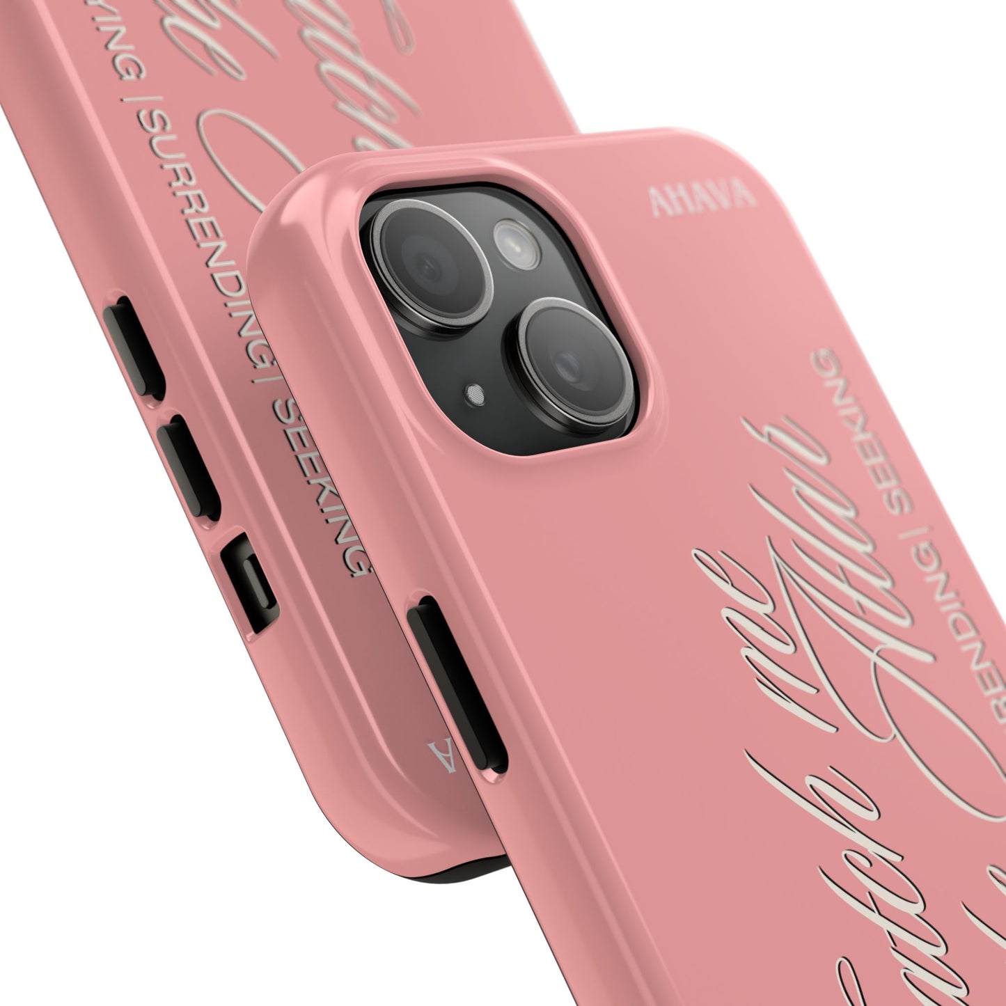 "Catch Me at the Altar" Dusty Rose Phone Case