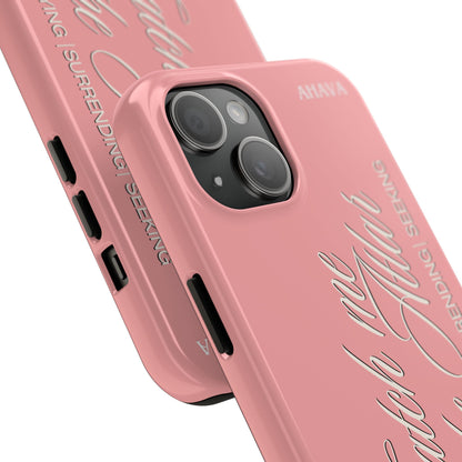 "Catch Me at the Altar" Dusty Rose Phone Case