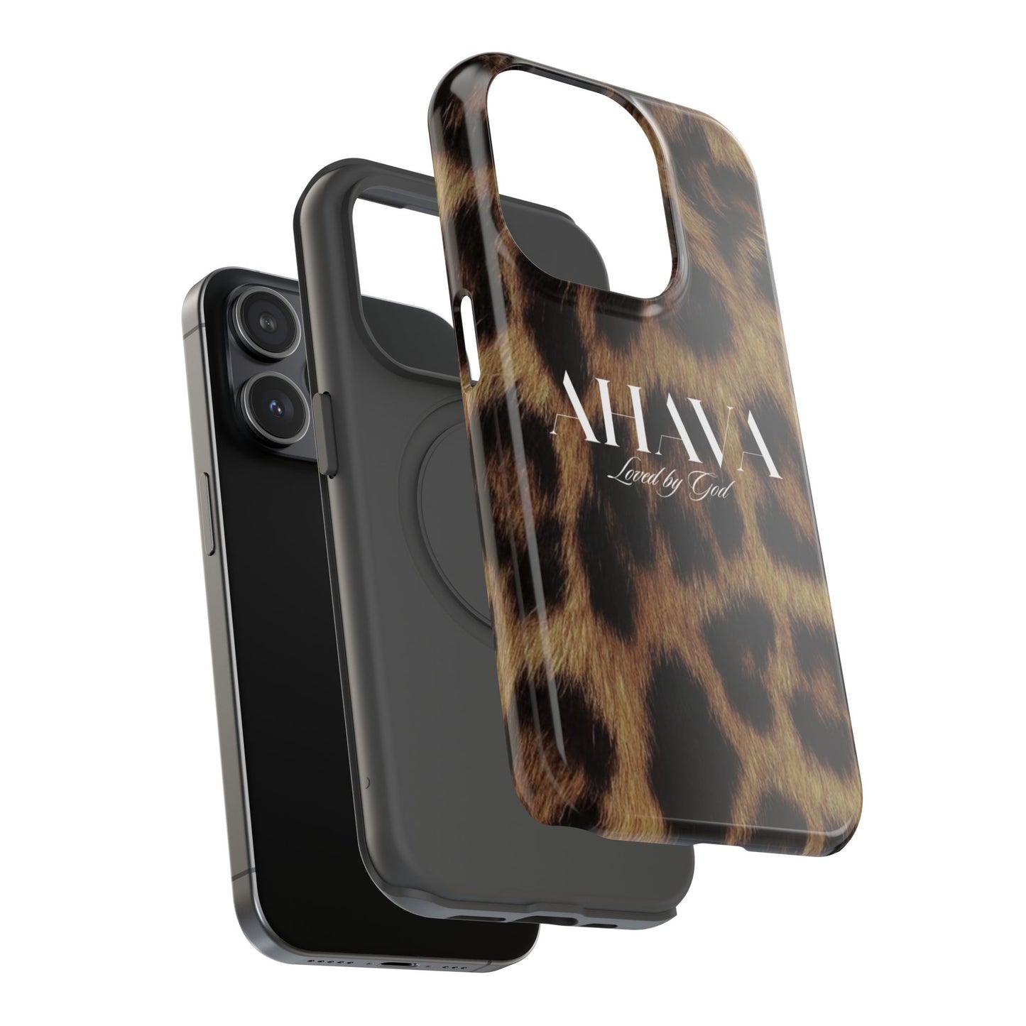 Leopard Print Ahava Phone Case