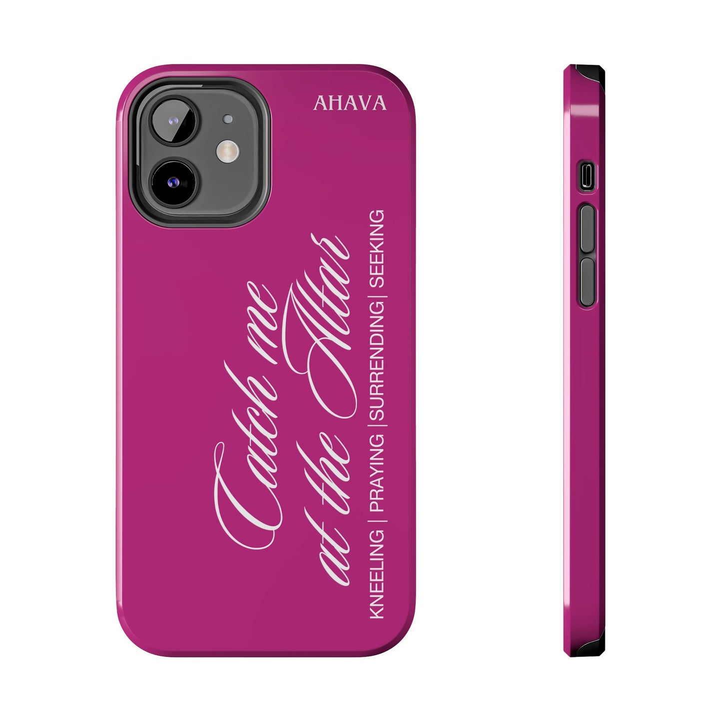"Catch Me at the Altar" Pink Phone Case