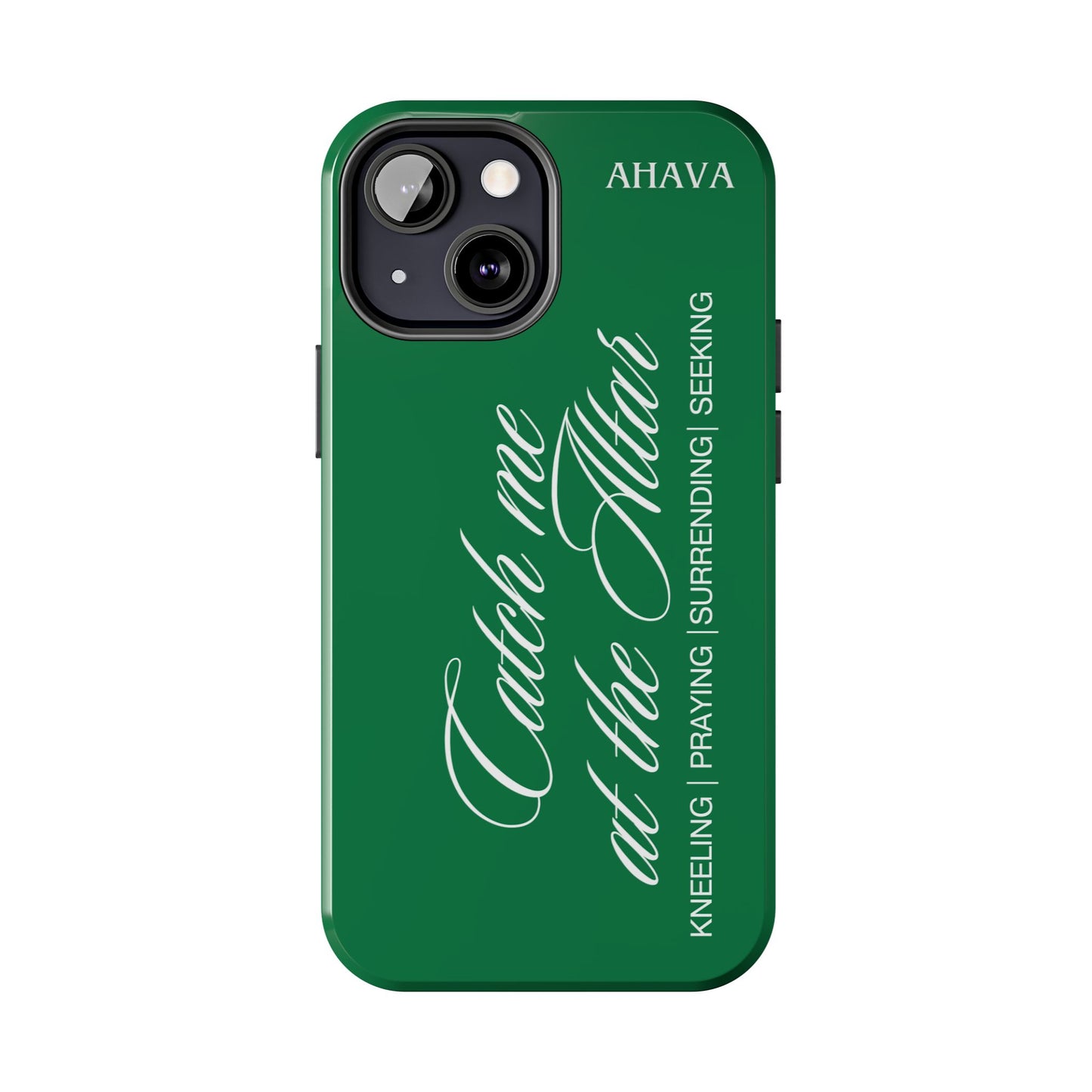 "Catch Me at the Altar" Green Phone Case