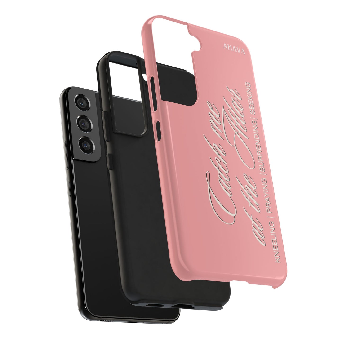 "Catch Me at the Altar" Dusty Rose Phone Case