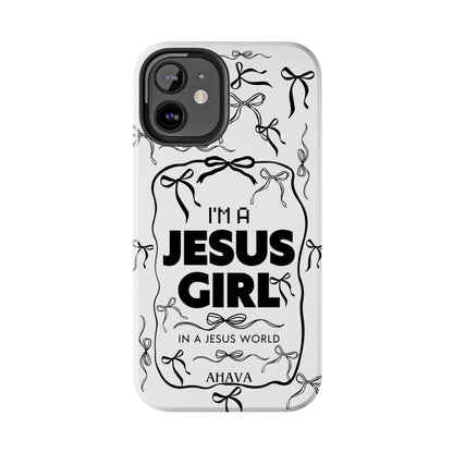 I'm a Jesus Girl  Case - black