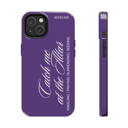 Catch Me at the Altar Phone Case | Royal Violet