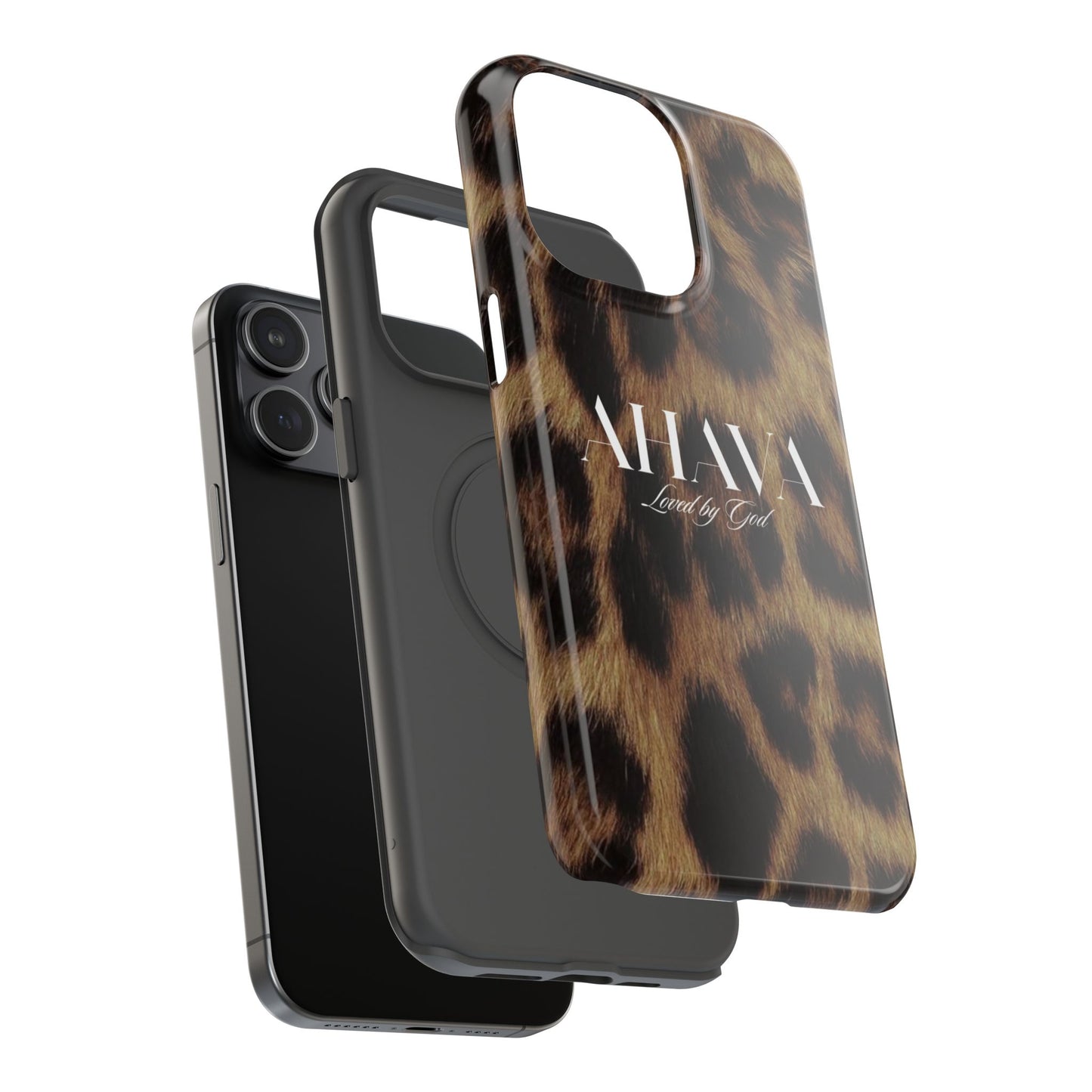 Leopard Print Ahava Phone Case