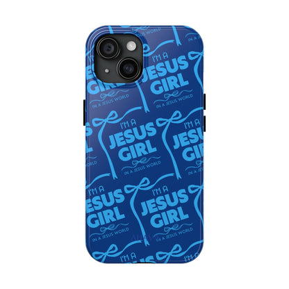 I'm a Jesus Girl Phone Case - Blue