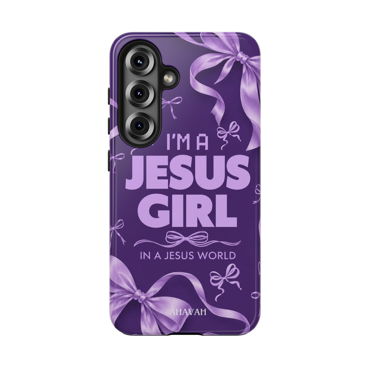 I'm a Jesus Girl Phone Case - Purple