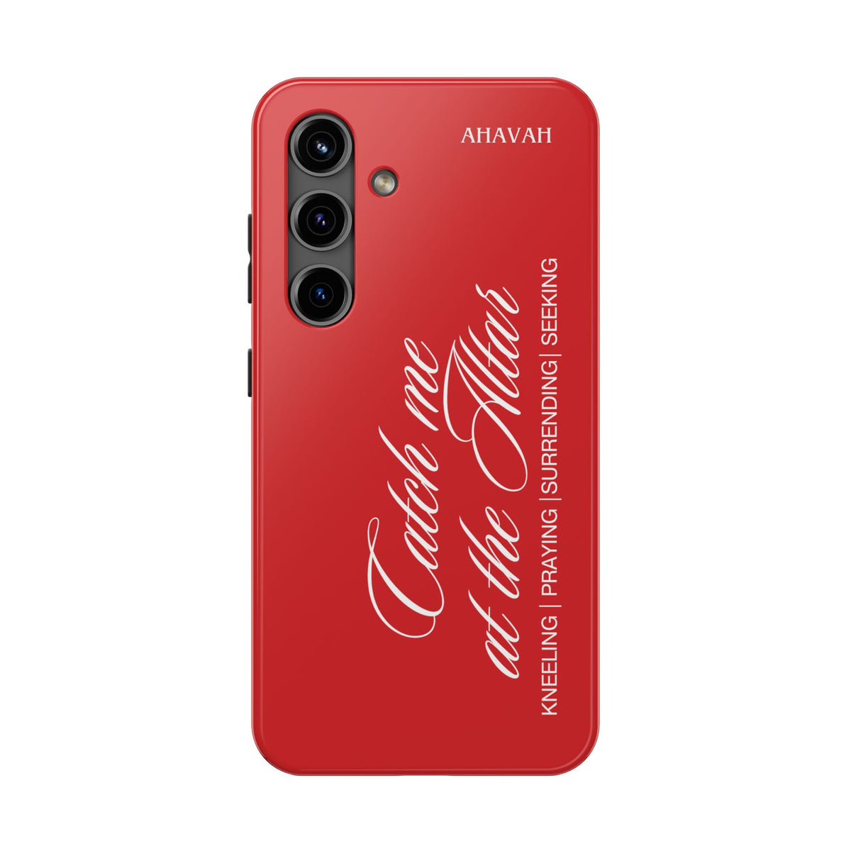 Catch Me at the Altar Phone Case - Redeemed Red