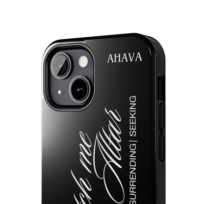 "Catch Me at the Altar" Black Phone Case