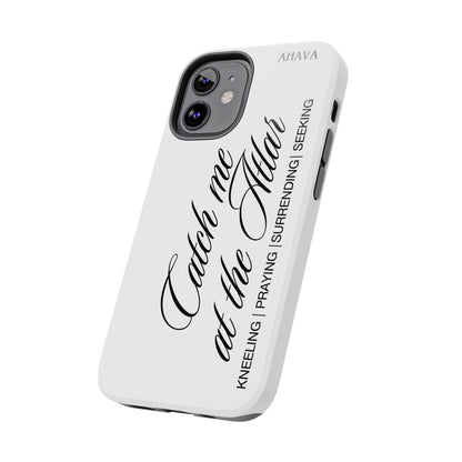 "Catch Me at the Altar" White Phone Case