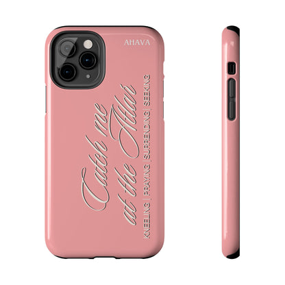 "Catch Me at the Altar" Dusty Rose Phone Case