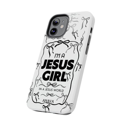 I'm a Jesus Girl  Case - black