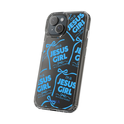I'm a Jesus Girl Blue Case -Clear