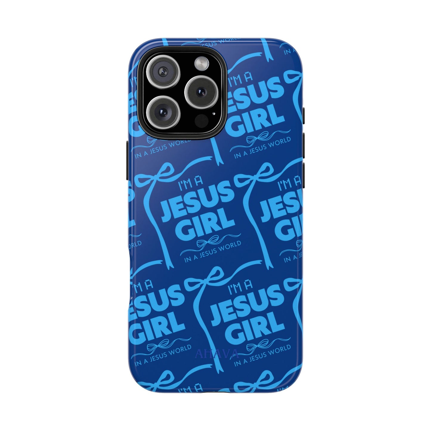 I'm a Jesus Girl Phone Case - Blue