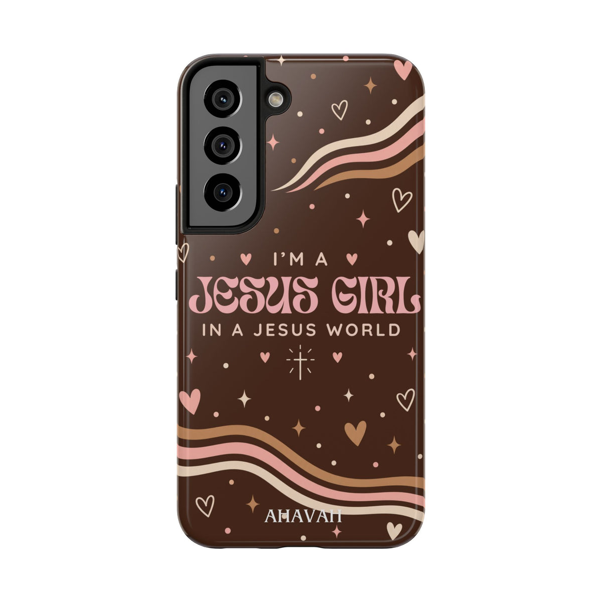 I'm a Jesus Girl Phone Case (Mocha / Brown)