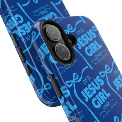 I'm a Jesus Girl Phone Case - Blue