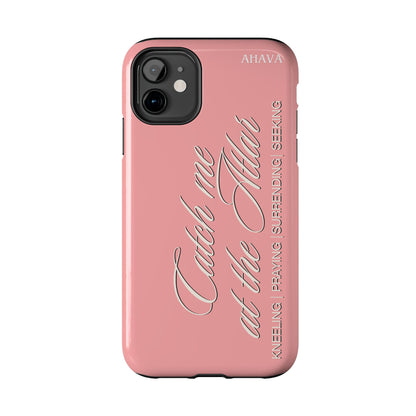 "Catch Me at the Altar" Dusty Rose Phone Case
